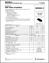 Click here to download MHW803-2 Datasheet