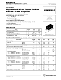 Click here to download MHW8185R Datasheet