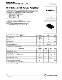 Click here to download MHW913 Datasheet