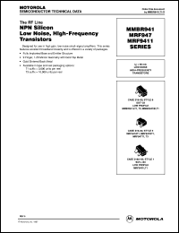 Click here to download MMBR941T3 Datasheet