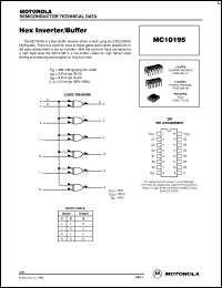 Click here to download MC10195FN Datasheet