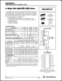 Click here to download MC10H121P Datasheet