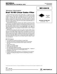 Click here to download MC143416PB Datasheet