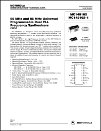 Click here to download MC145162P1 Datasheet