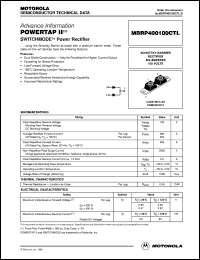 Click here to download MBRP400100CTL Datasheet