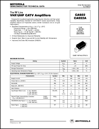 Click here to download CA922A Datasheet