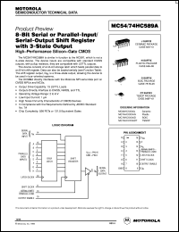 Click here to download MC74HC589AN Datasheet