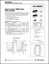 Click here to download MC14000UBD Datasheet