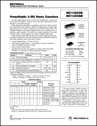 Click here to download MC14526BDW Datasheet