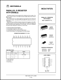 Click here to download MC54F378J Datasheet