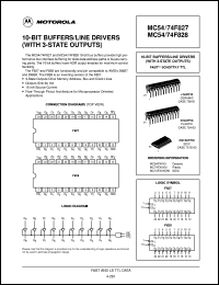 Click here to download MC74F827N Datasheet