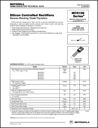 Click here to download MCR106-6 Datasheet