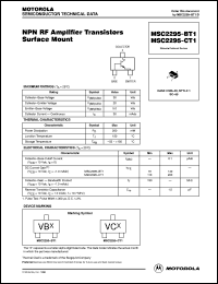 Click here to download MSC2285-CT1 Datasheet