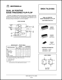 Click here to download SN74LS109AN Datasheet