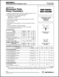 Click here to download MRF1002MB Datasheet