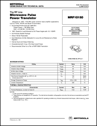 Click here to download MRF10150 Datasheet