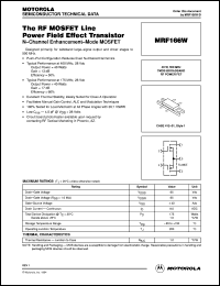 Click here to download MRF166W Datasheet