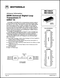 Click here to download MC145421 Datasheet