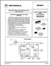 Click here to download MC34014P Datasheet