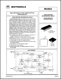 Click here to download MC34018FN Datasheet