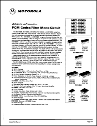 Click here to download MC145505L Datasheet