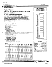 Click here to download MCM40L200SG80 Datasheet