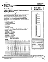 Click here to download MCM40256SG10 Datasheet