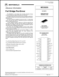 Click here to download MC33253DW Datasheet