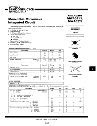 Click here to download MWA0211L Datasheet