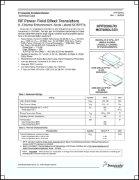 Click here to download MRF9200LR3 Datasheet