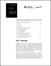 Click here to download XPC850CZT50BU Datasheet