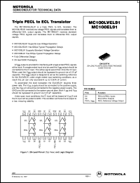 Click here to download MC100EL91DW Datasheet