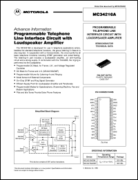 Click here to download MC34216ADWF Datasheet