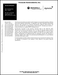 Click here to download PPC7457RX867NB Datasheet