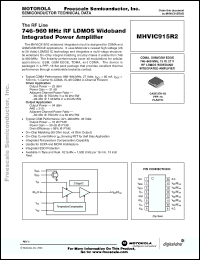 Click here to download MHVIC915R2 Datasheet