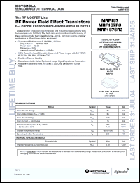 Click here to download MRF187R3 Datasheet