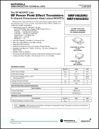 Click here to download MRF19030SR3 Datasheet