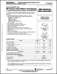 Click here to download MRF19045LSR3 Datasheet