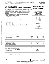 Click here to download MRF21010 Datasheet