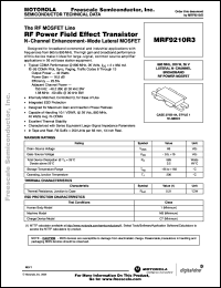 Click here to download MRF9210 Datasheet