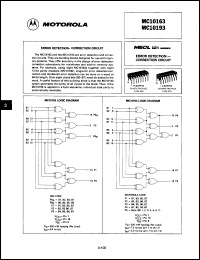 Click here to download MC10163PDS Datasheet