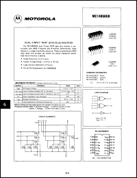 Click here to download MC14000UBAL Datasheet