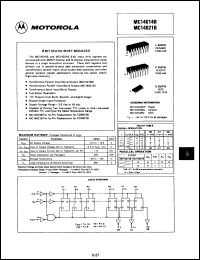 Click here to download MC14021BCLDS Datasheet