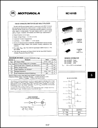 Click here to download MC14016BCLD Datasheet