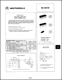 Click here to download MC14501UBAL Datasheet