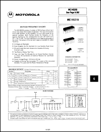 Click here to download MC14521BCLS Datasheet