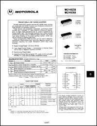 Click here to download MC14526BCPS Datasheet