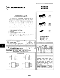 Click here to download MC14556BALDS Datasheet