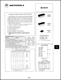 Click here to download MC14557BCPS Datasheet