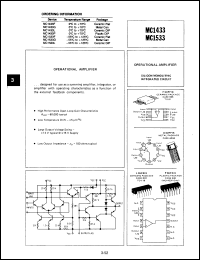 Click here to download MC1433PS Datasheet